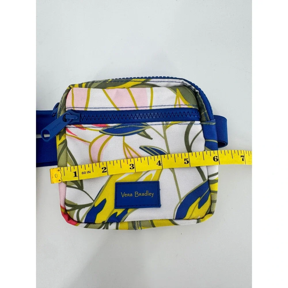 Vera Bradley Belt Bag Women One‎ Size Blue Rain Forest Leaves ReActive Sling